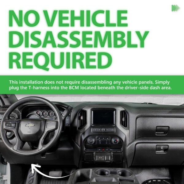 REMOGO Remote Start Kit for 2015-2023 Chevy Silverado & Sierra 1500/2500/3500 Key Start - Image 5