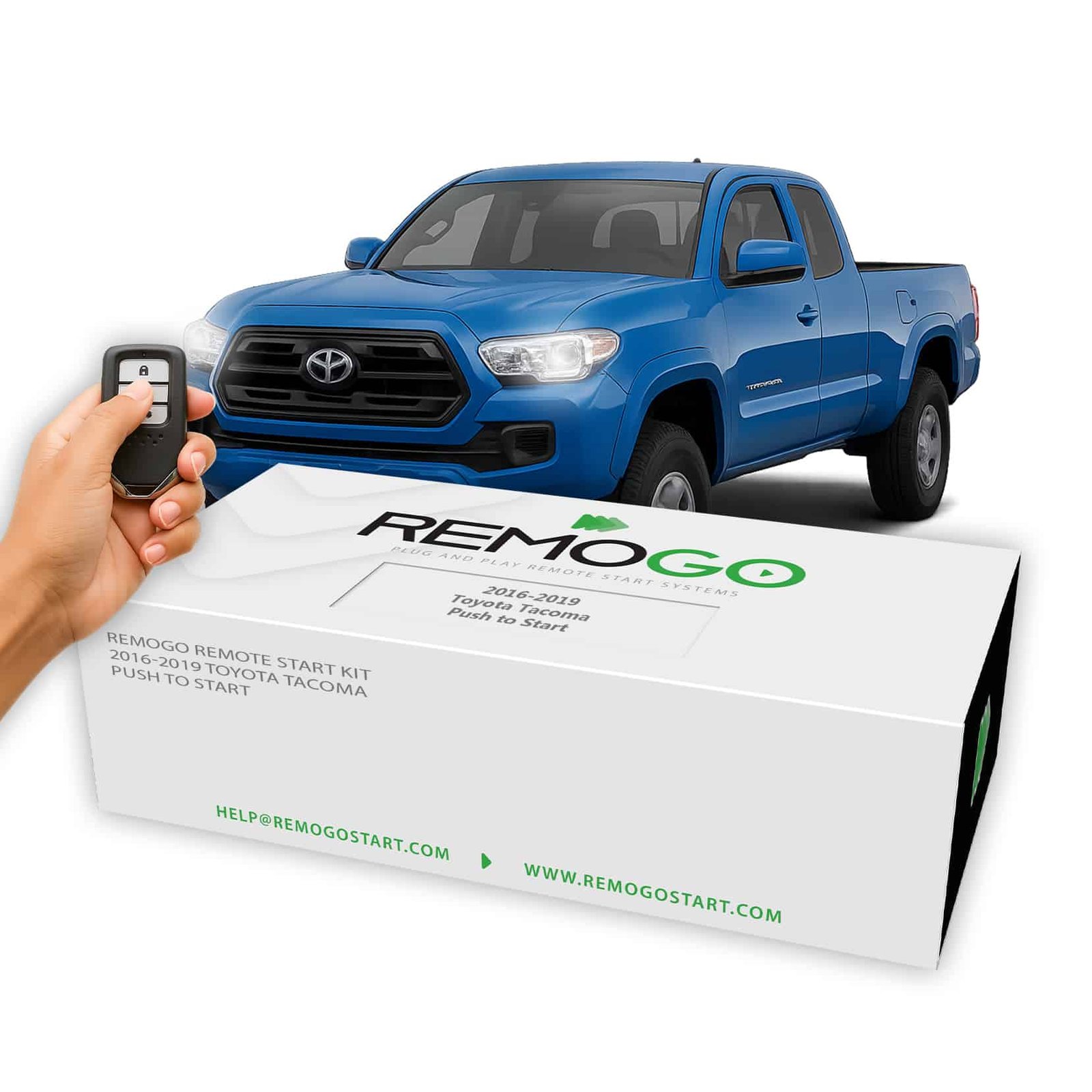2016–2019 Toyota Tacoma Remote Start Kit (Push-to-Start) – Plug & Play | REMOGO