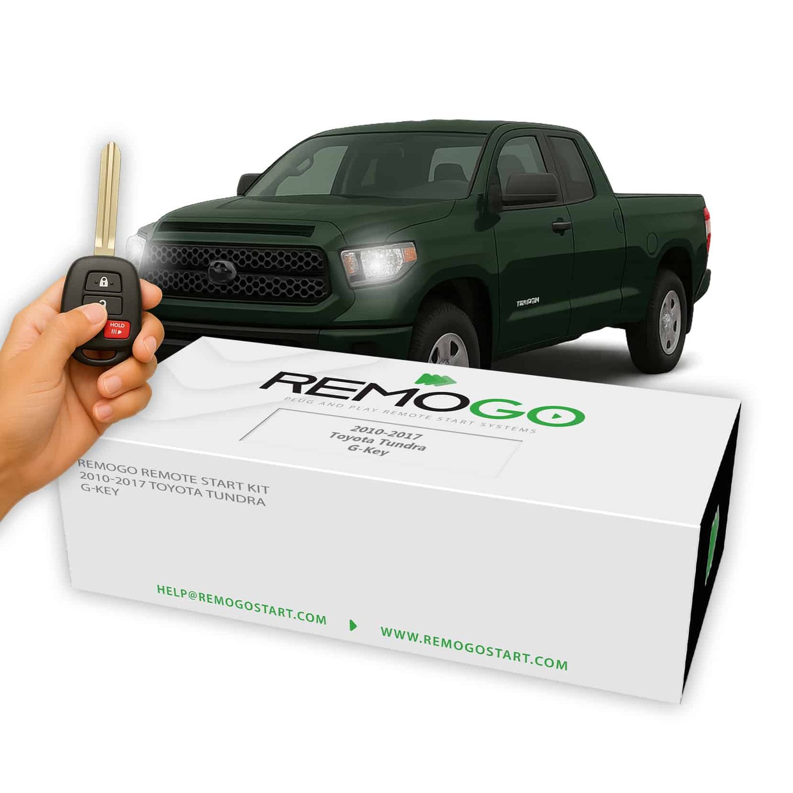 2010–2017 Toyota Tundra Remote Start Kit (G-Key) – Plug & Play | REMOGO